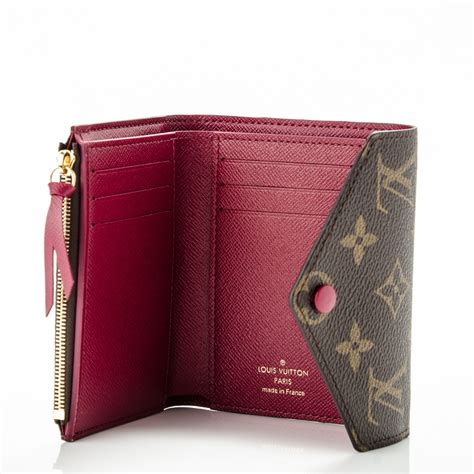 lv fuschia victorine wallet|louis vuitton monogram wallet.